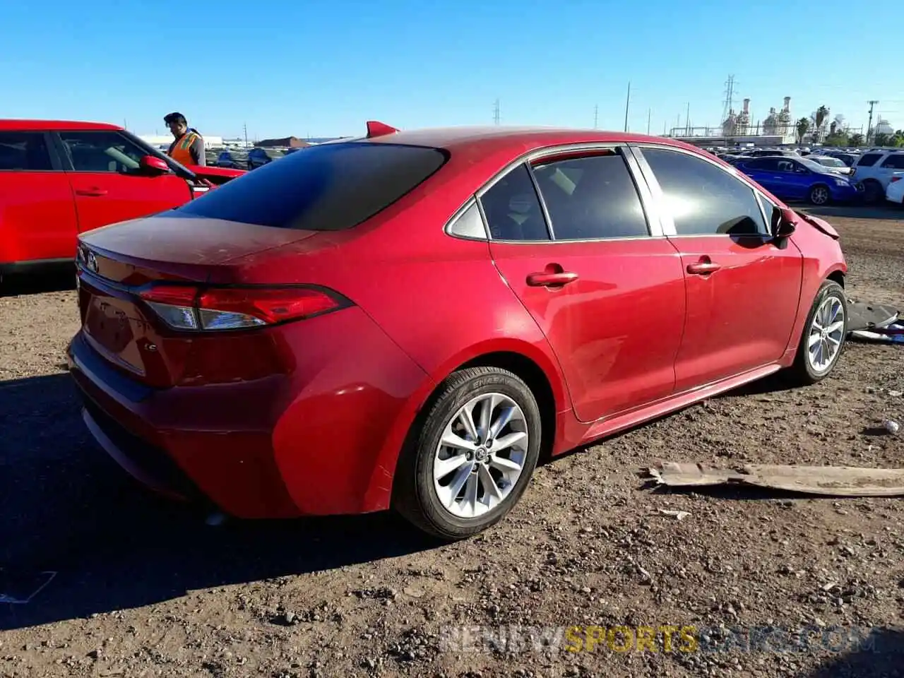 4 Photograph of a damaged car JTDHPMAE0MJ168964 TOYOTA COROLLA 2021