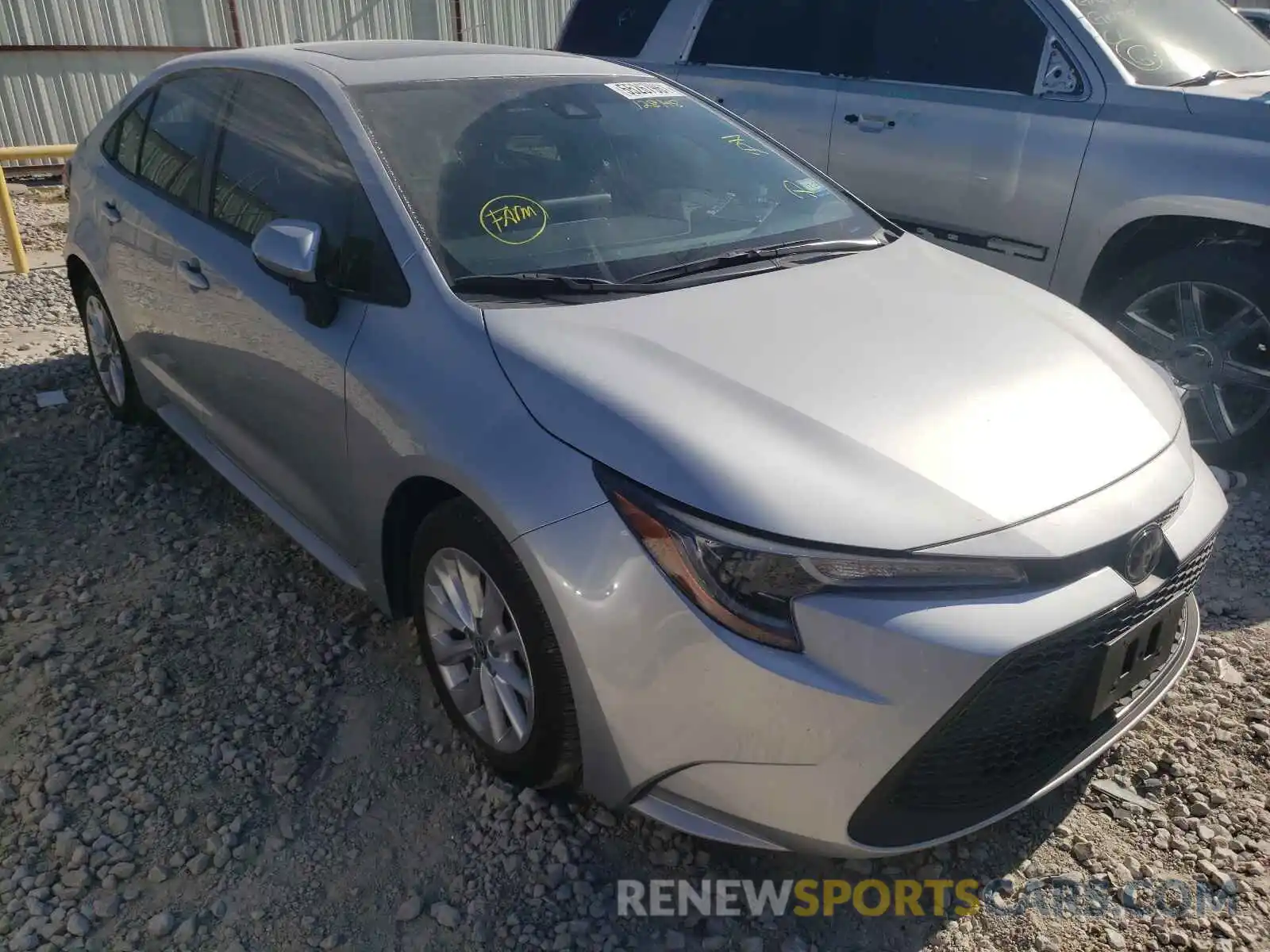 1 Photograph of a damaged car JTDHPMAE1MJ128148 TOYOTA COROLLA 2021