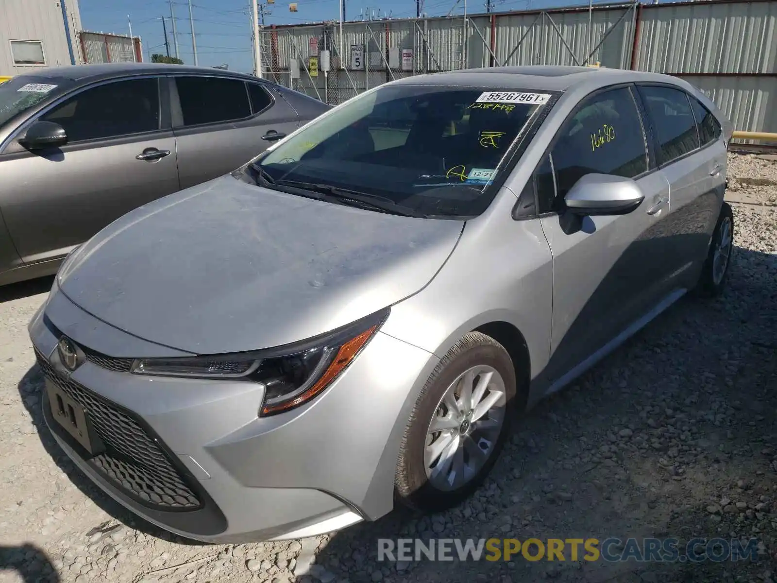 2 Photograph of a damaged car JTDHPMAE1MJ128148 TOYOTA COROLLA 2021