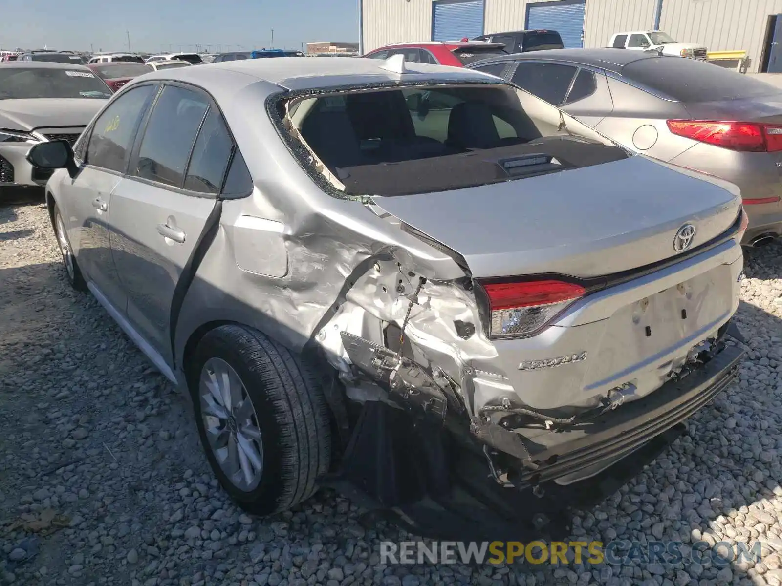 3 Photograph of a damaged car JTDHPMAE1MJ128148 TOYOTA COROLLA 2021