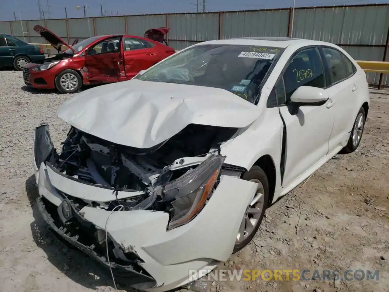 2 Photograph of a damaged car JTDHPMAE1MJ128389 TOYOTA COROLLA 2021