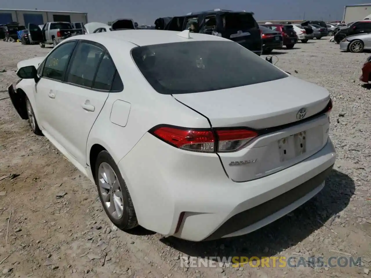 3 Photograph of a damaged car JTDHPMAE1MJ128389 TOYOTA COROLLA 2021