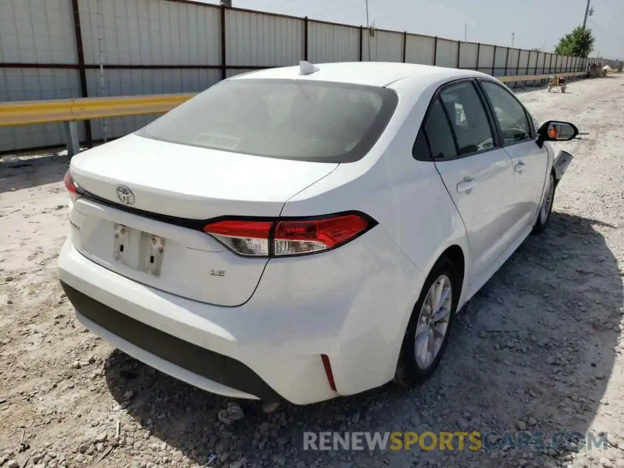 4 Photograph of a damaged car JTDHPMAE1MJ128389 TOYOTA COROLLA 2021