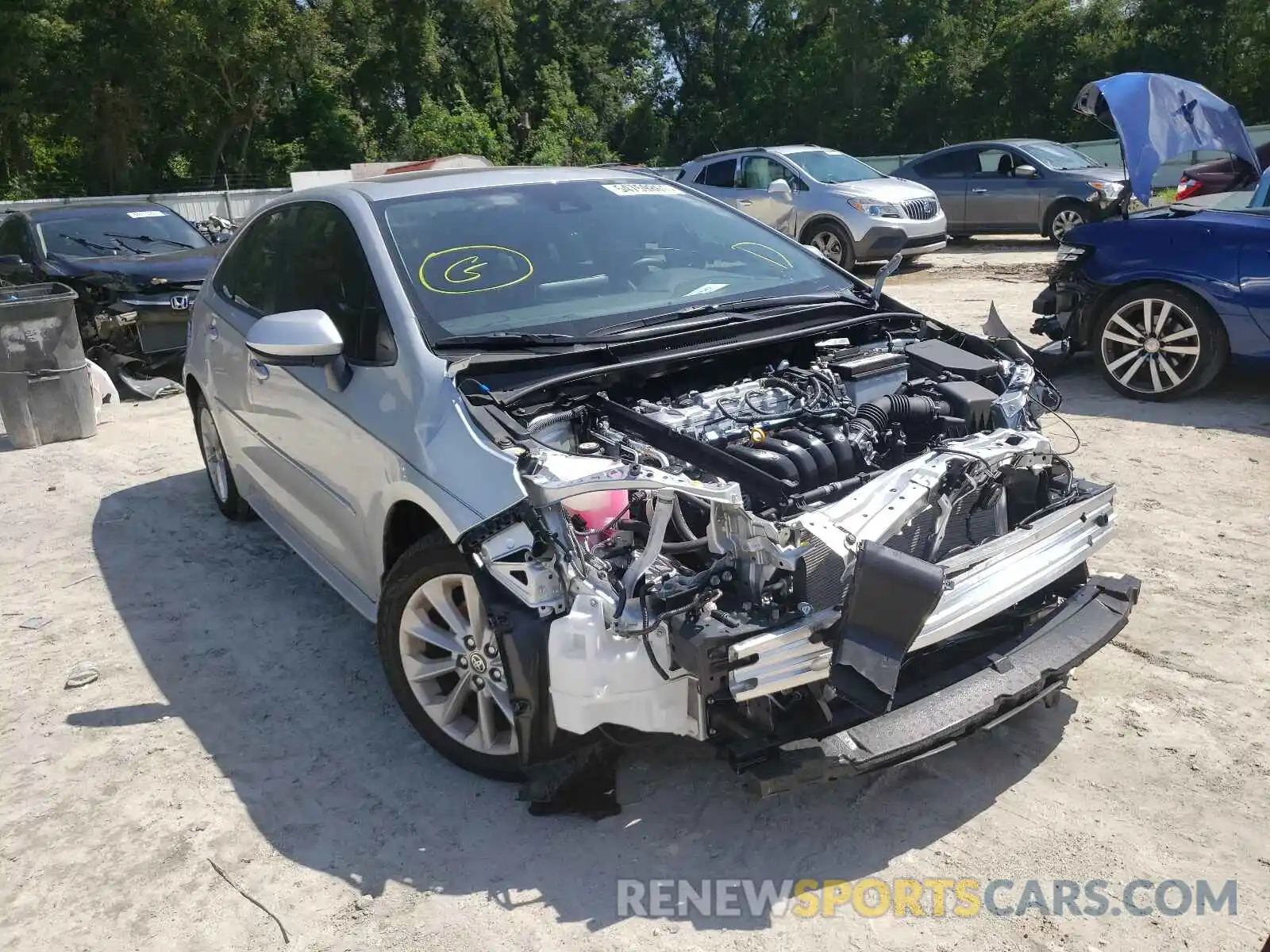 1 Photograph of a damaged car JTDHPMAE1MJ129932 TOYOTA COROLLA 2021