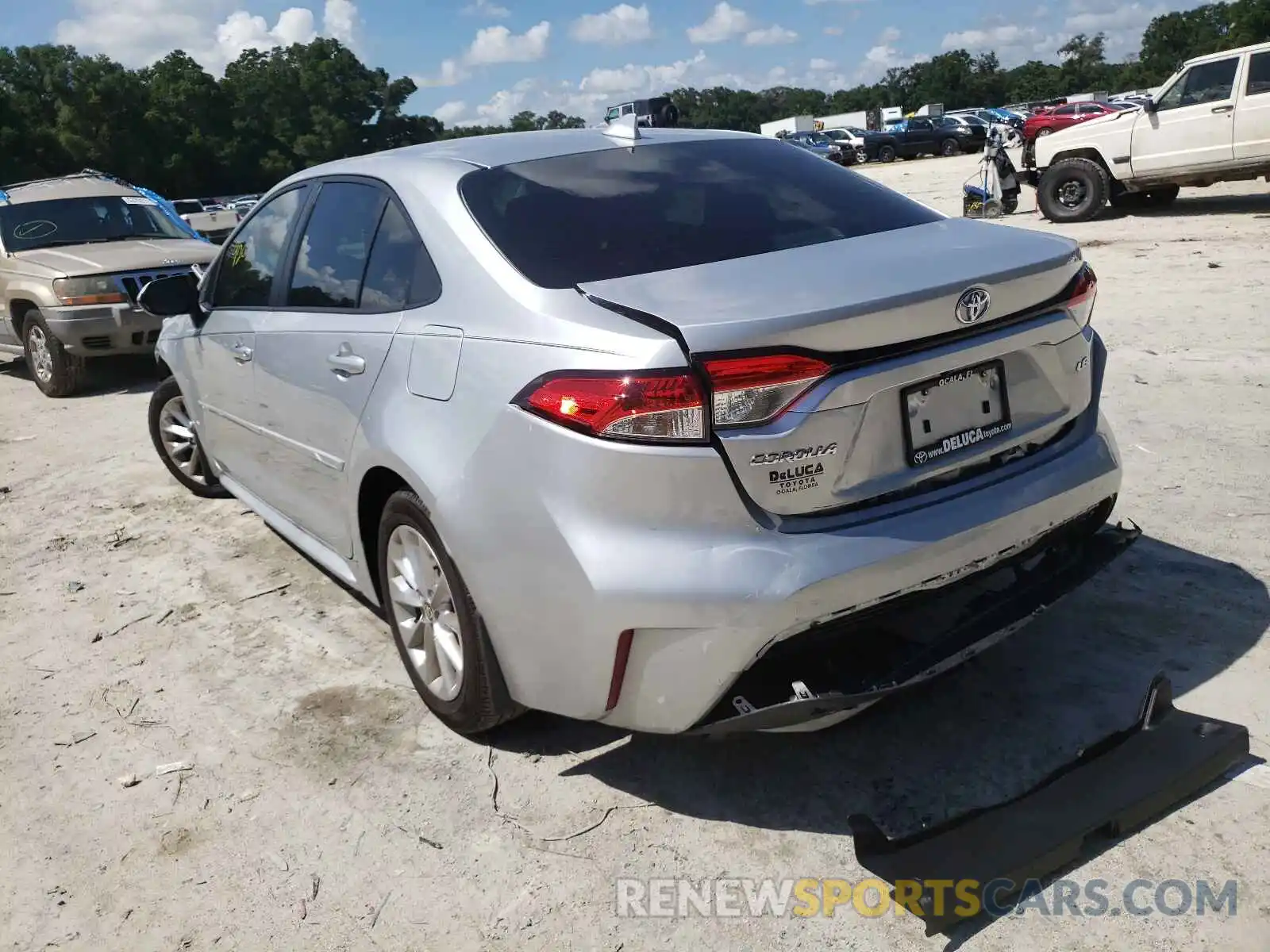 3 Photograph of a damaged car JTDHPMAE1MJ129932 TOYOTA COROLLA 2021