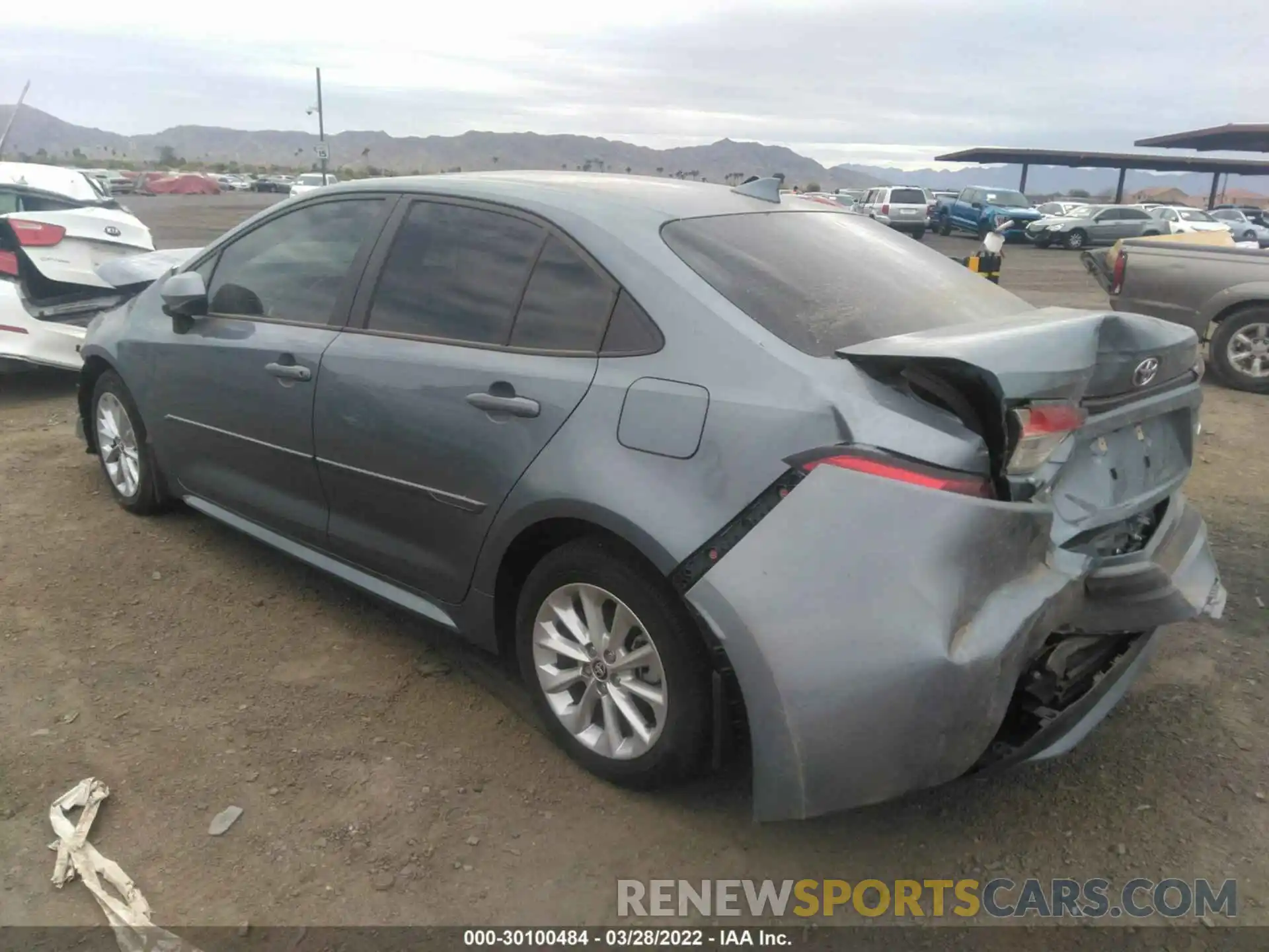 3 Photograph of a damaged car JTDHPMAE2MJ122214 TOYOTA COROLLA 2021