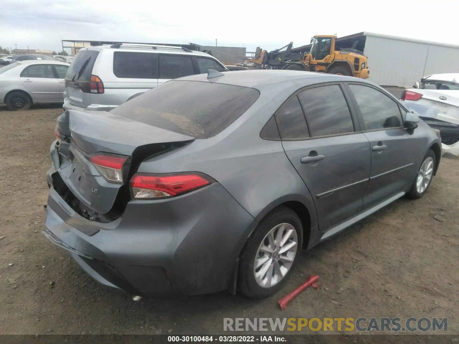 4 Photograph of a damaged car JTDHPMAE2MJ122214 TOYOTA COROLLA 2021