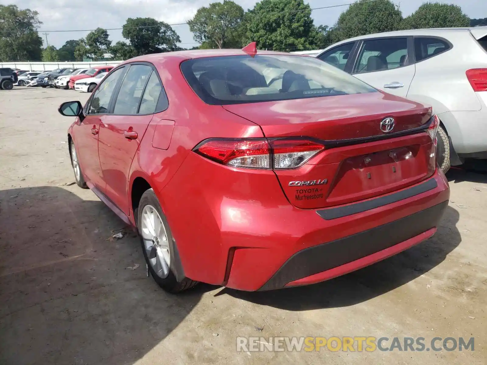 3 Photograph of a damaged car JTDHPMAE2MJ122780 TOYOTA COROLLA 2021