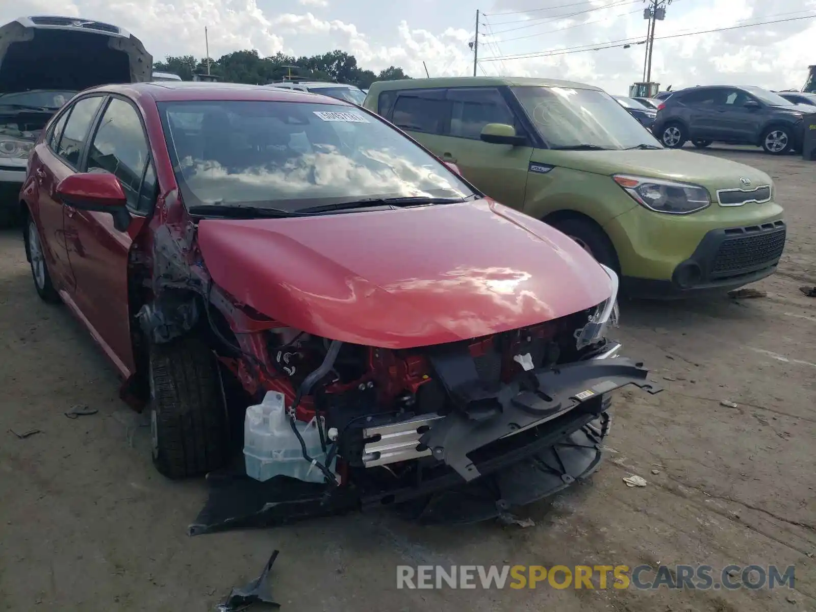 9 Photograph of a damaged car JTDHPMAE2MJ122780 TOYOTA COROLLA 2021