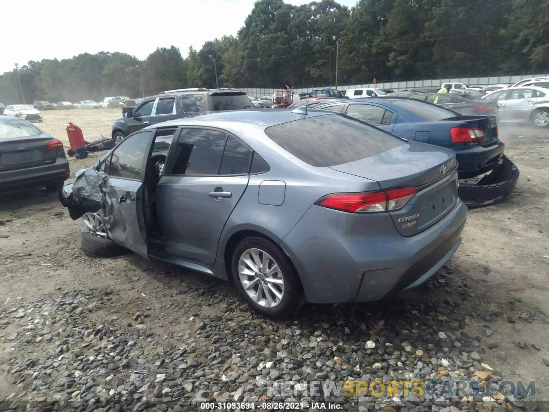 3 Photograph of a damaged car JTDHPMAE3MJ179165 TOYOTA COROLLA 2021