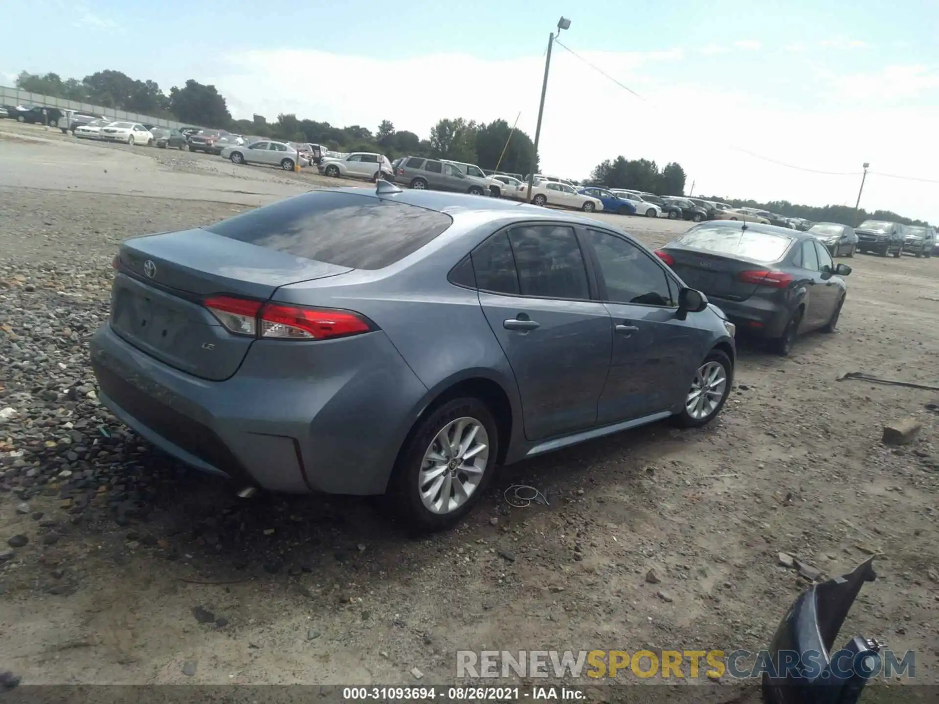 4 Photograph of a damaged car JTDHPMAE3MJ179165 TOYOTA COROLLA 2021