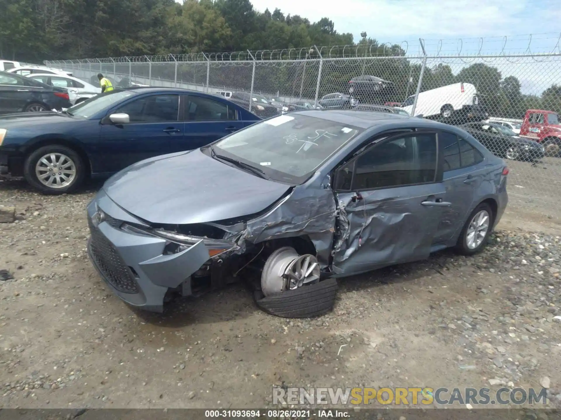 6 Photograph of a damaged car JTDHPMAE3MJ179165 TOYOTA COROLLA 2021