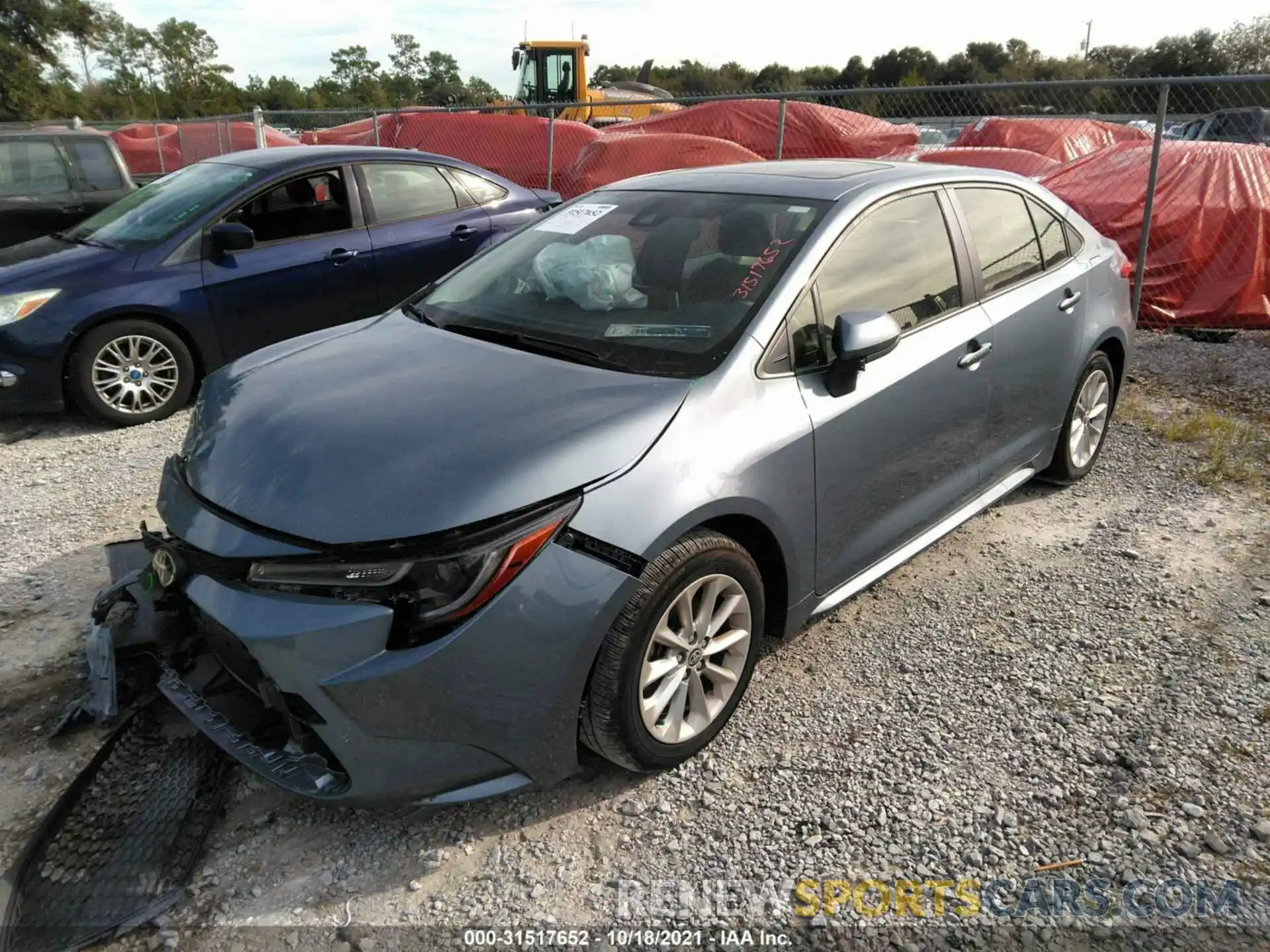 2 Photograph of a damaged car JTDHPMAE4MJ133389 TOYOTA COROLLA 2021