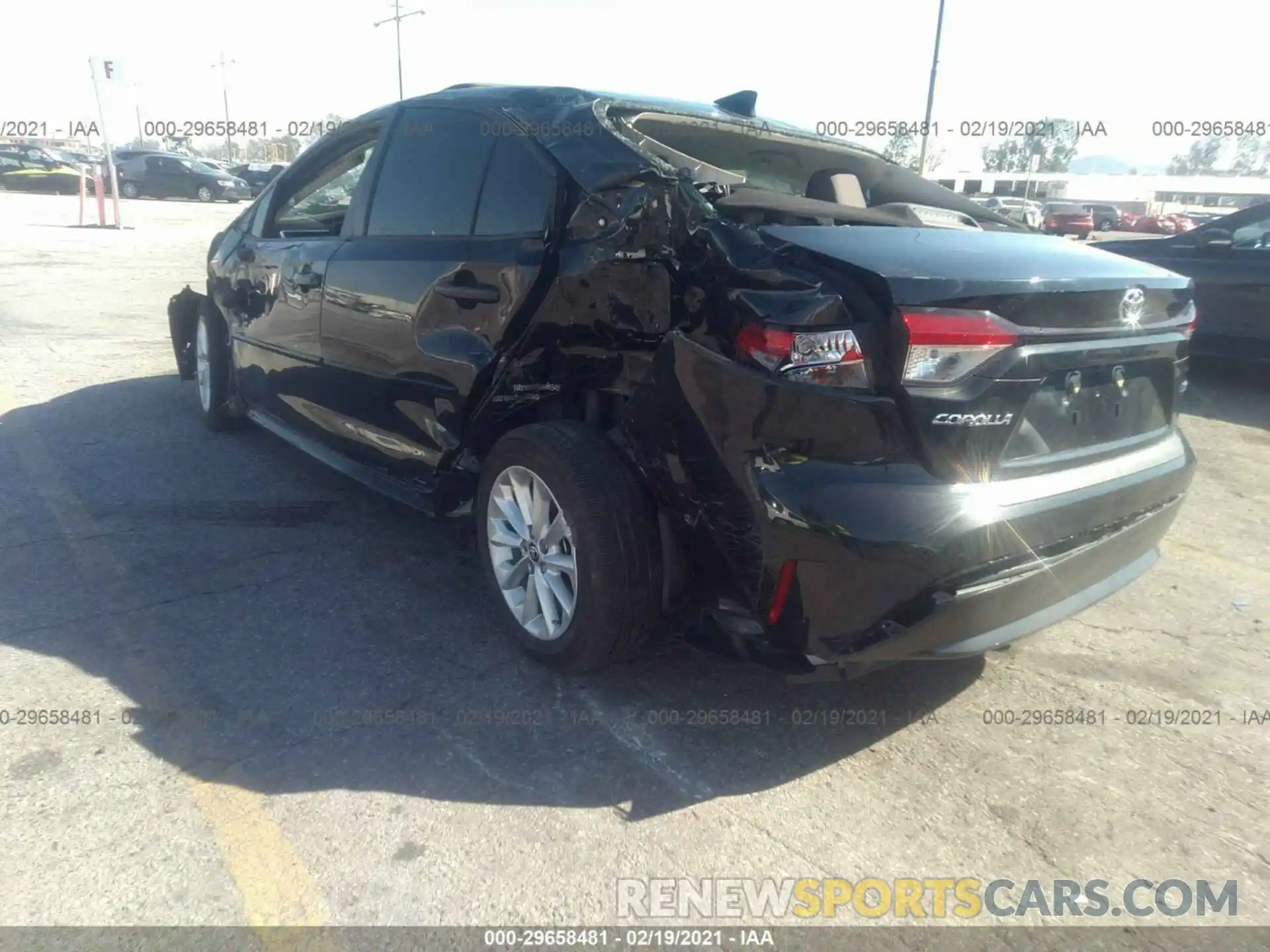 3 Photograph of a damaged car JTDHPMAE5MJ120604 TOYOTA COROLLA 2021