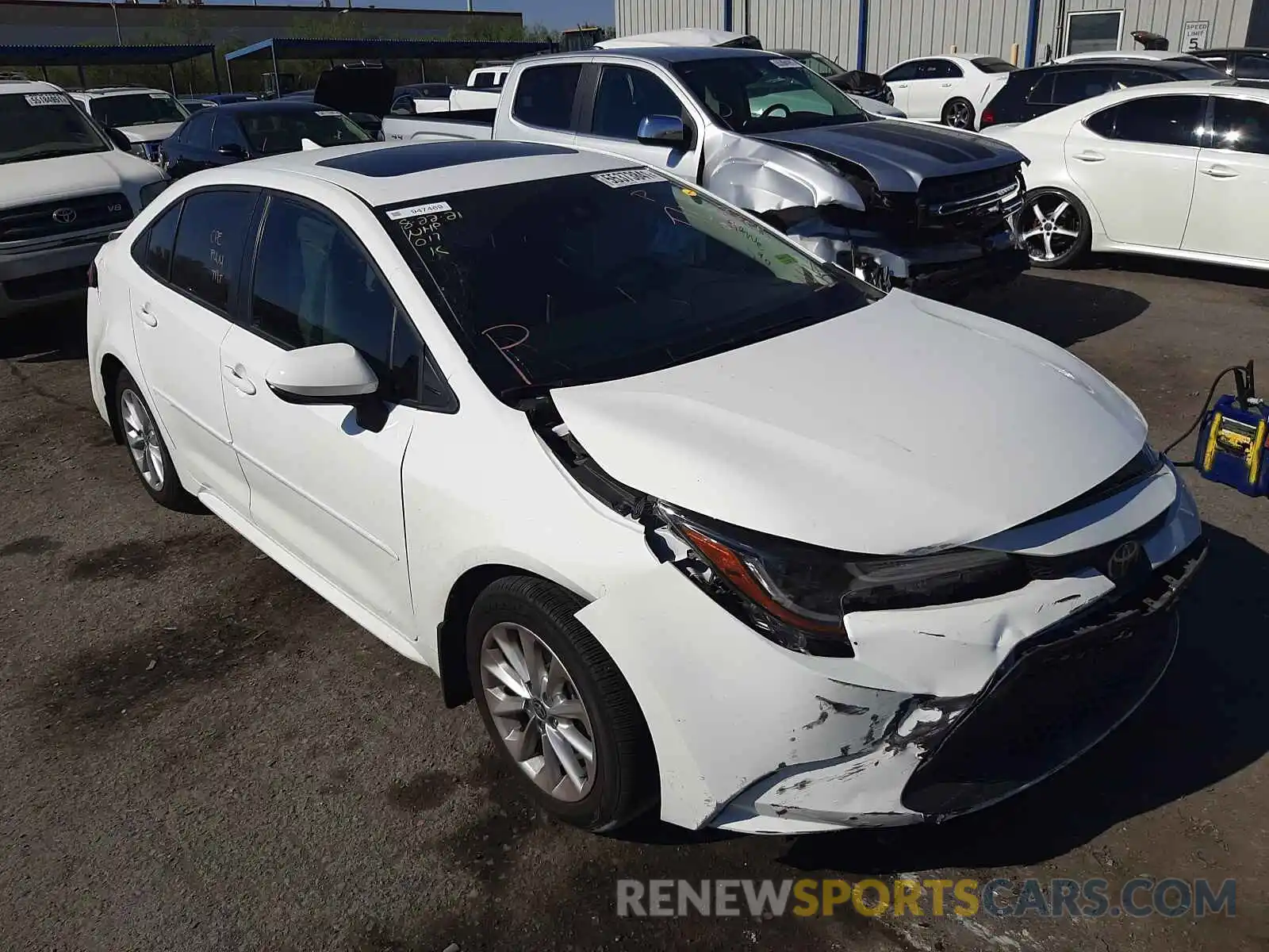 1 Photograph of a damaged car JTDHPMAE5MJ139069 TOYOTA COROLLA 2021