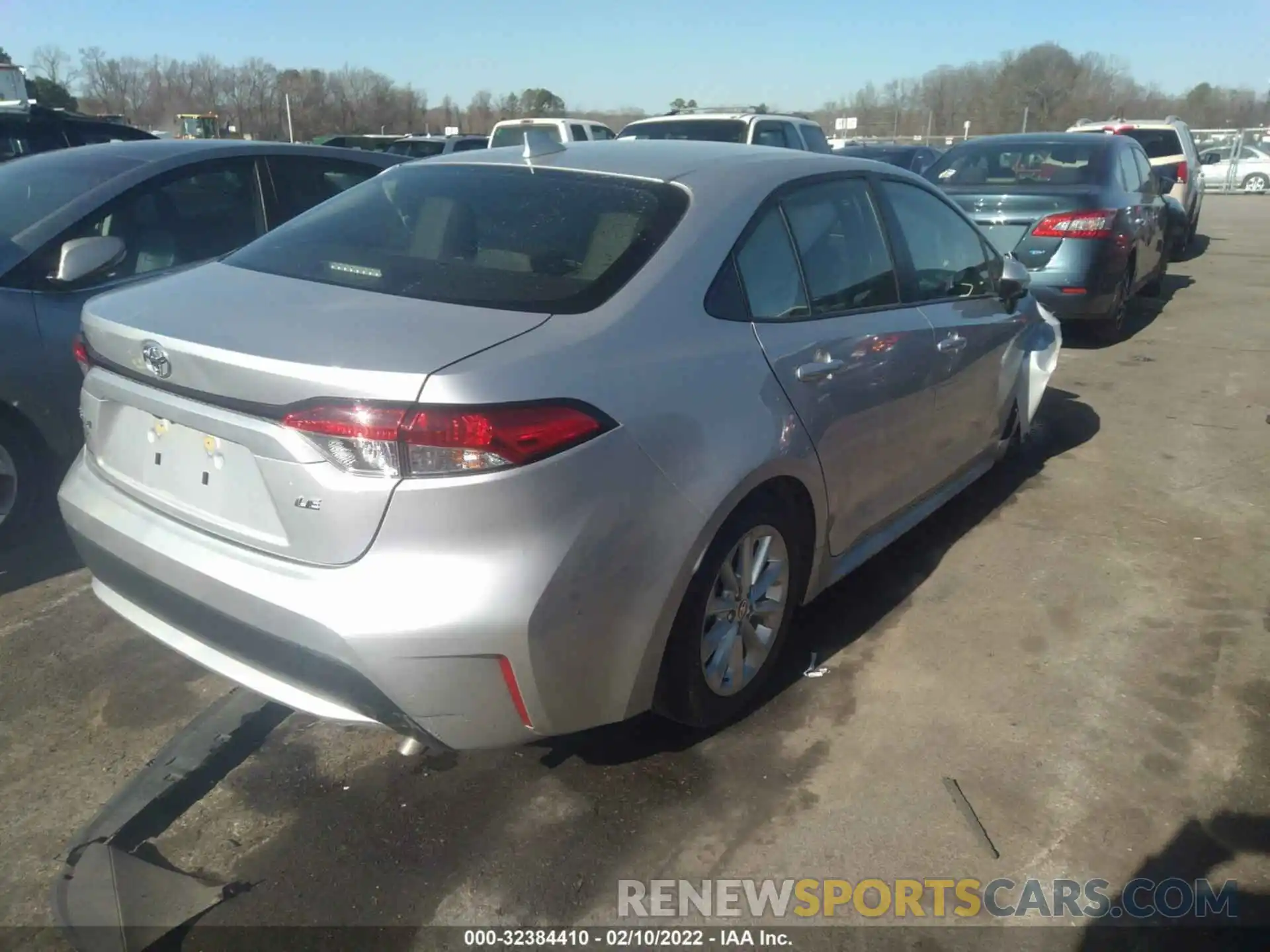 4 Photograph of a damaged car JTDHPMAE5MJ177546 TOYOTA COROLLA 2021