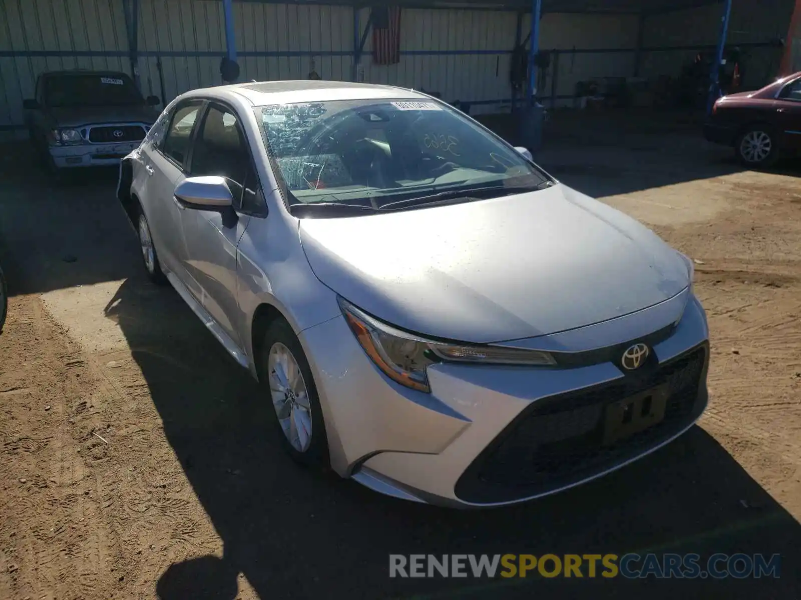 1 Photograph of a damaged car JTDHPMAE6MJ140750 TOYOTA COROLLA 2021