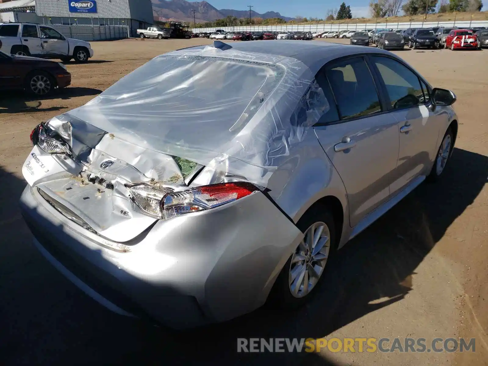 4 Photograph of a damaged car JTDHPMAE6MJ140750 TOYOTA COROLLA 2021