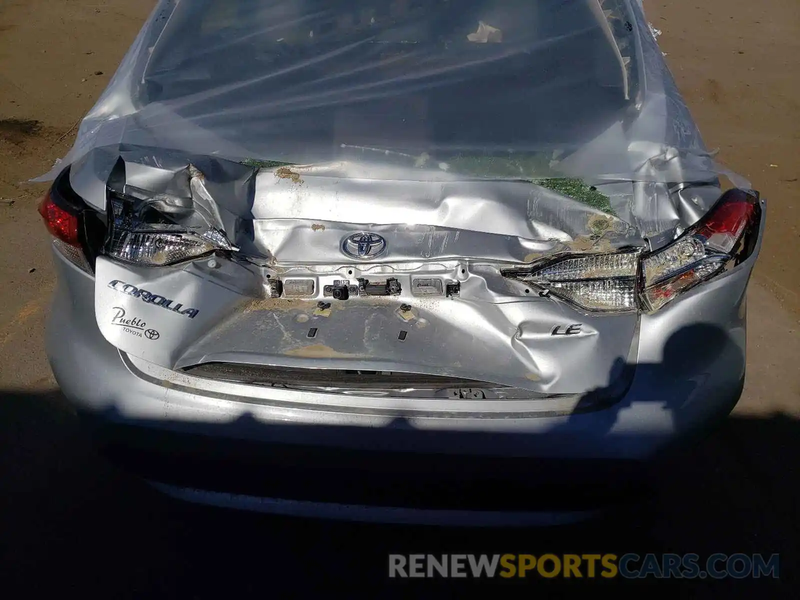 9 Photograph of a damaged car JTDHPMAE6MJ140750 TOYOTA COROLLA 2021