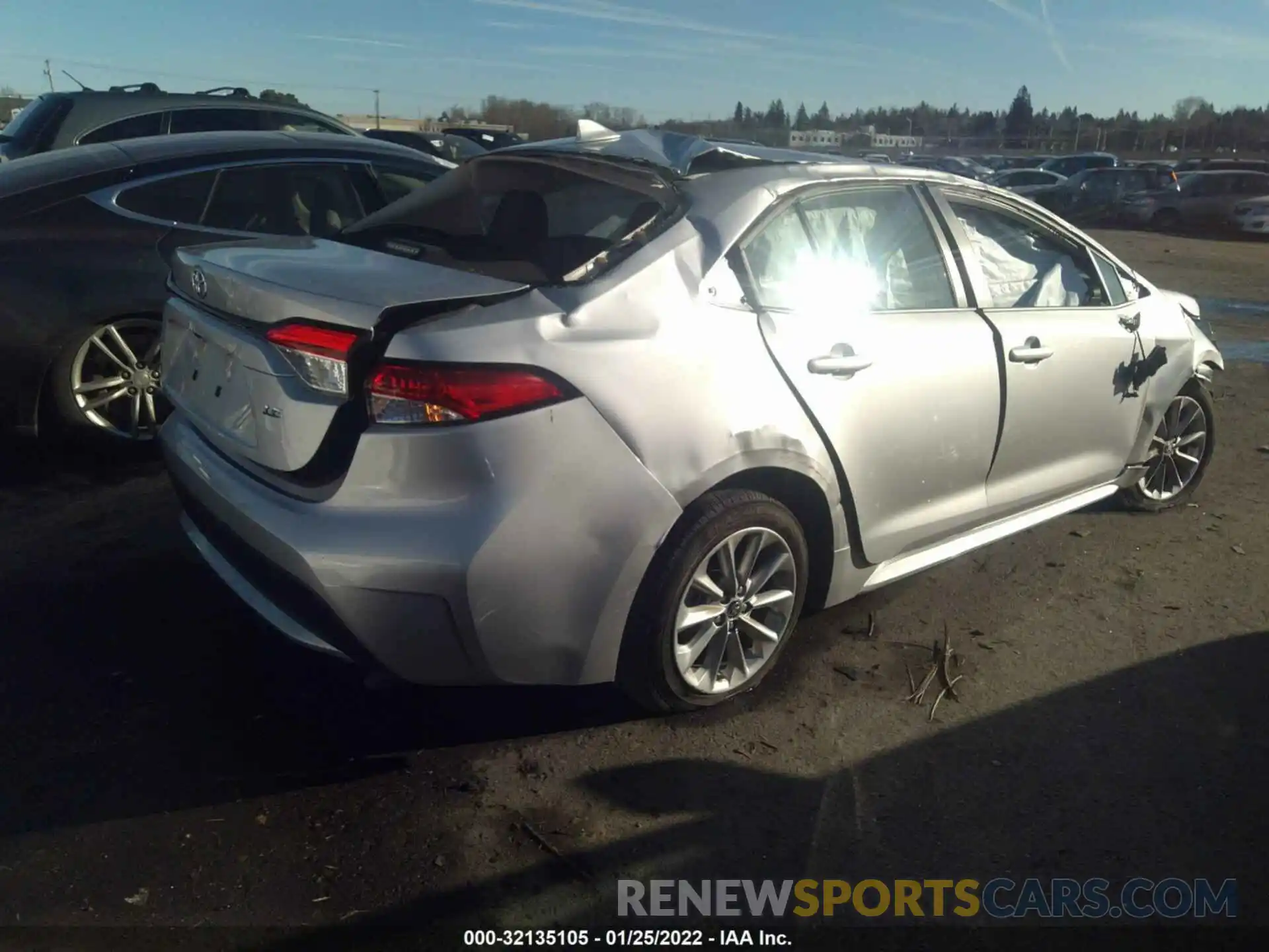 4 Photograph of a damaged car JTDHPMAE7MJ157119 TOYOTA COROLLA 2021