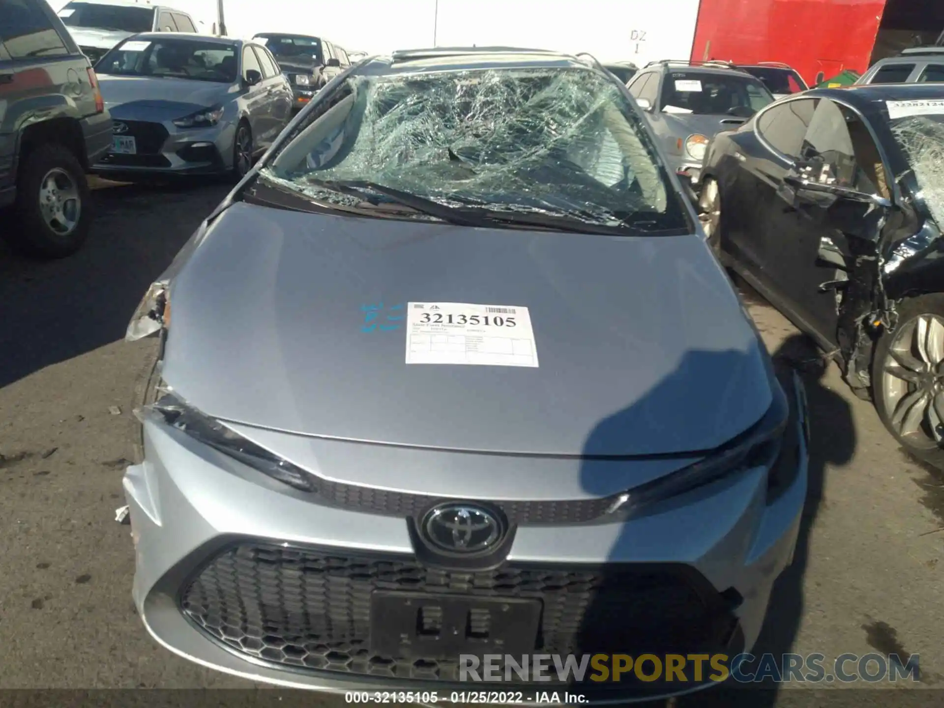 6 Photograph of a damaged car JTDHPMAE7MJ157119 TOYOTA COROLLA 2021