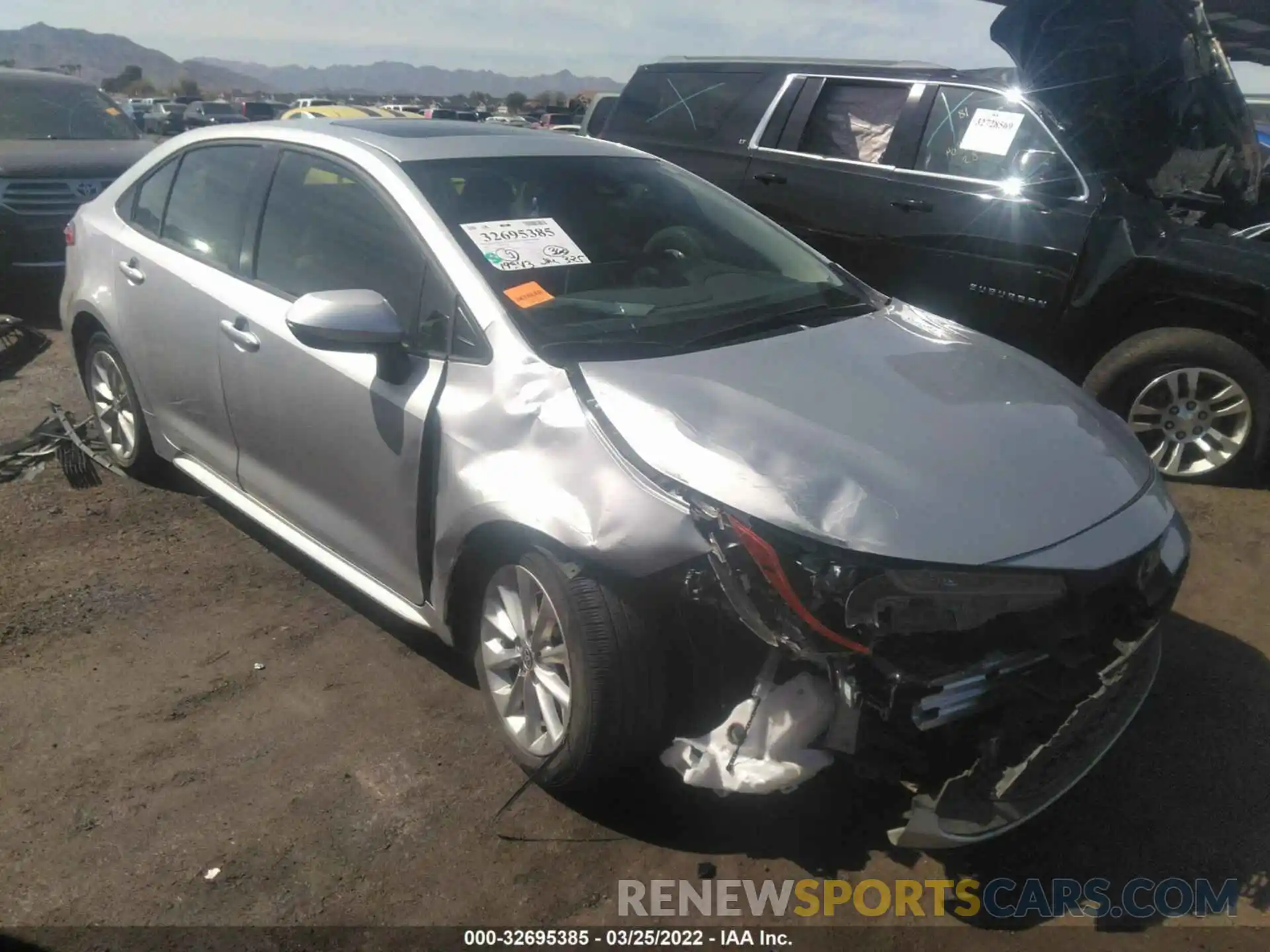 1 Photograph of a damaged car JTDHPMAE7MJ173563 TOYOTA COROLLA 2021