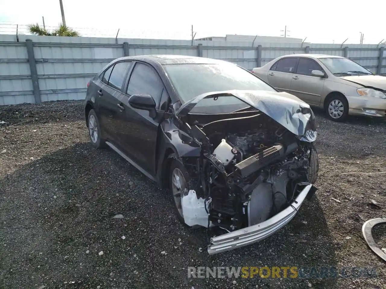 1 Photograph of a damaged car JTDHPMAE9MJ180756 TOYOTA COROLLA 2021