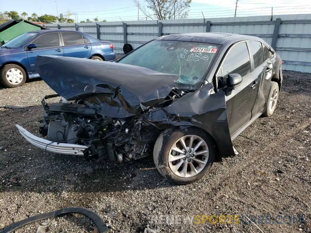 2 Photograph of a damaged car JTDHPMAE9MJ180756 TOYOTA COROLLA 2021