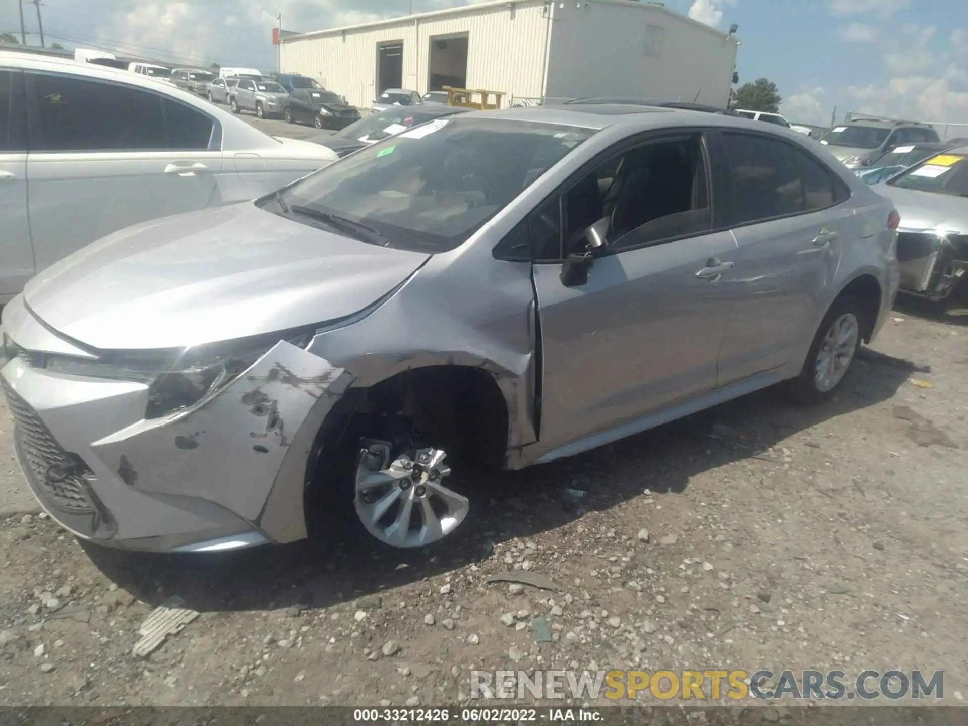 2 Photograph of a damaged car JTDHPMAEXMJ133395 TOYOTA COROLLA 2021