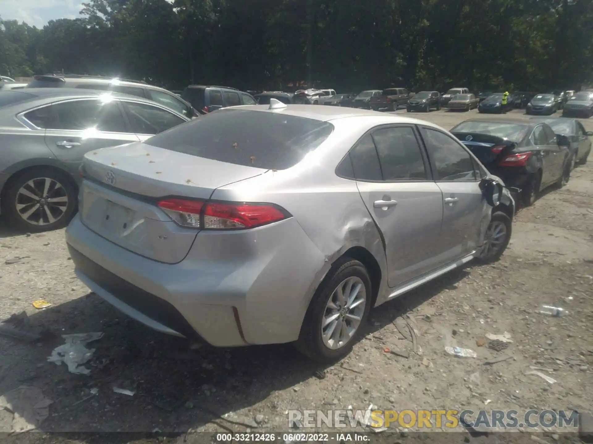 4 Photograph of a damaged car JTDHPMAEXMJ133395 TOYOTA COROLLA 2021