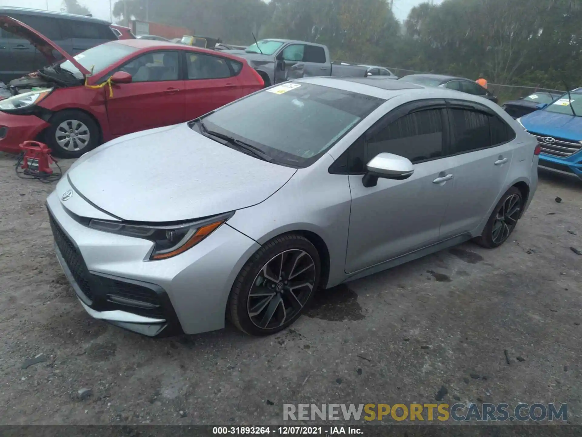 2 Photograph of a damaged car JTDM4MCE0MJ067413 TOYOTA COROLLA 2021