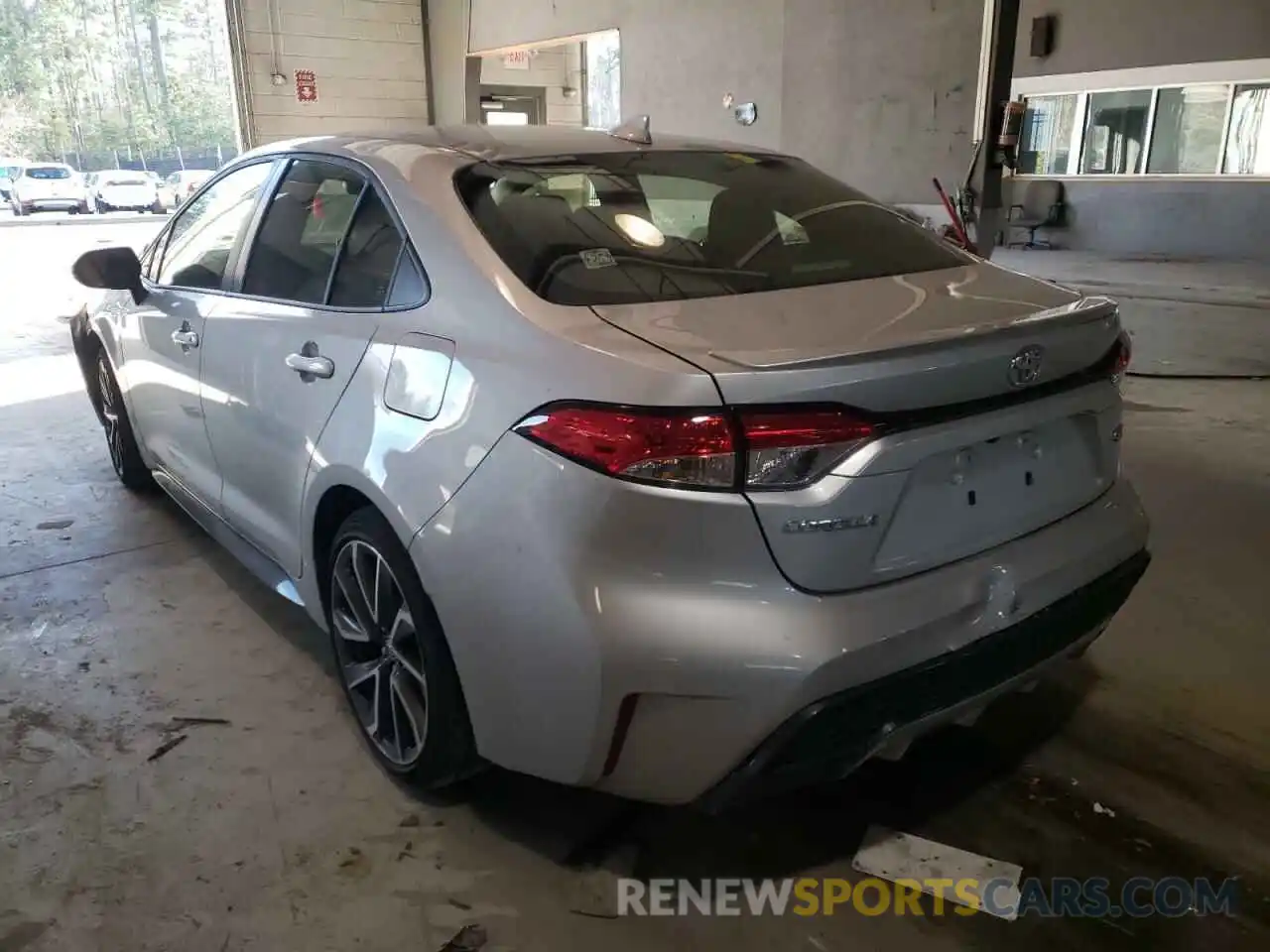 3 Photograph of a damaged car JTDM4MCE2MJ077148 TOYOTA COROLLA 2021