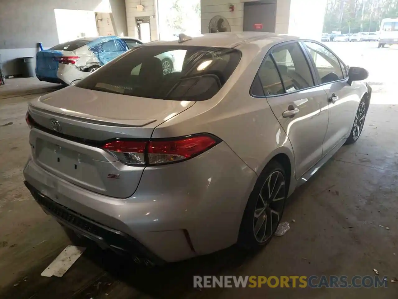 4 Photograph of a damaged car JTDM4MCE2MJ077148 TOYOTA COROLLA 2021