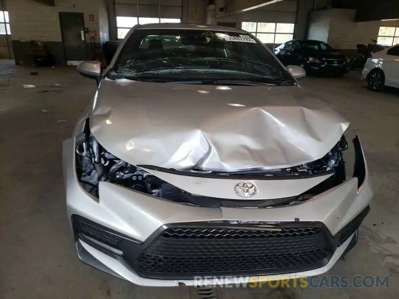 9 Photograph of a damaged car JTDM4MCE2MJ077148 TOYOTA COROLLA 2021