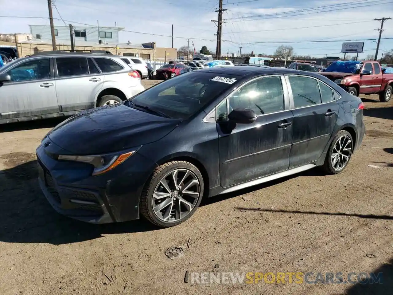 1 Photograph of a damaged car JTDM4MCE4MJ056415 TOYOTA COROLLA 2021