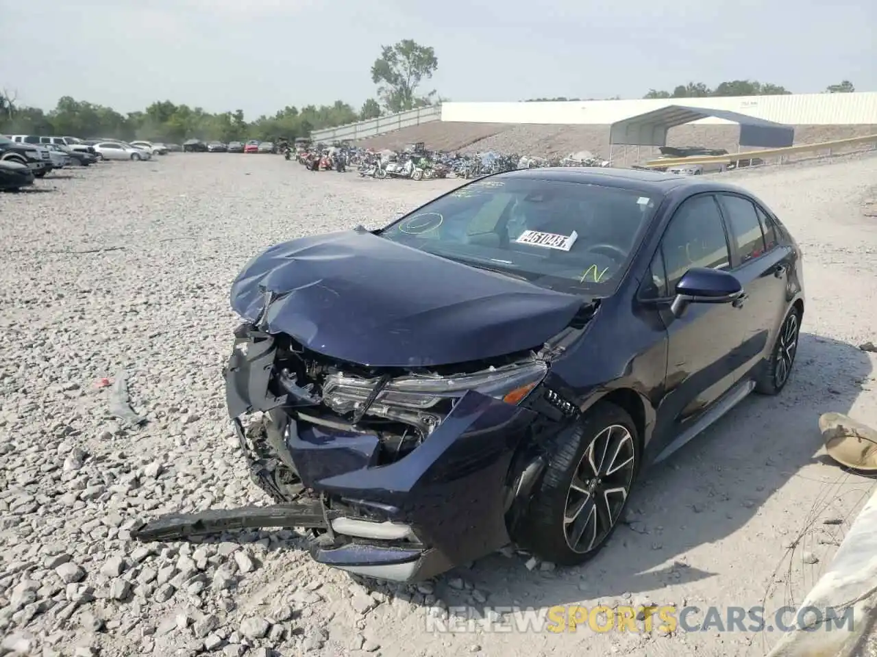 2 Photograph of a damaged car JTDM4MCE4NJ082093 TOYOTA COROLLA 2021