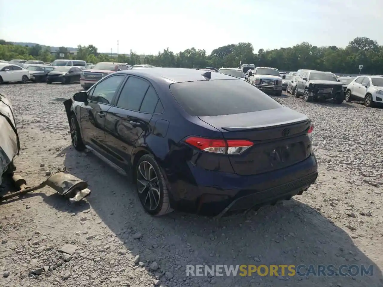 3 Photograph of a damaged car JTDM4MCE4NJ082093 TOYOTA COROLLA 2021