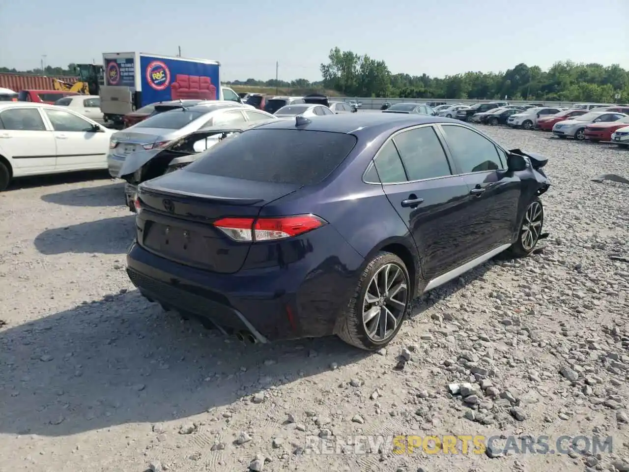 4 Photograph of a damaged car JTDM4MCE4NJ082093 TOYOTA COROLLA 2021