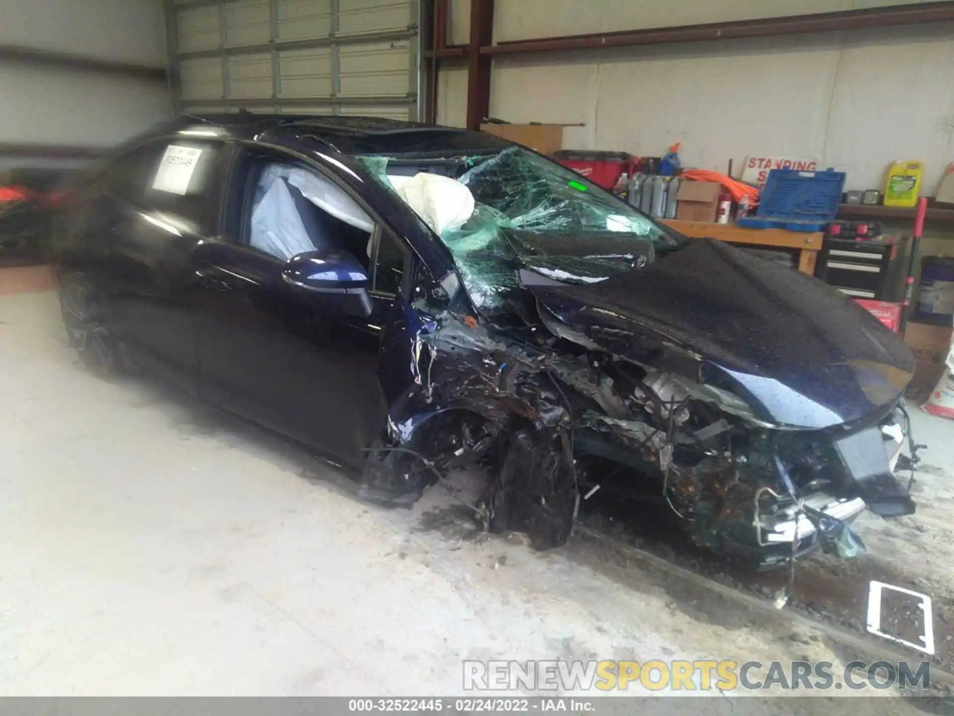 1 Photograph of a damaged car JTDM4MCE5MJ063230 TOYOTA COROLLA 2021