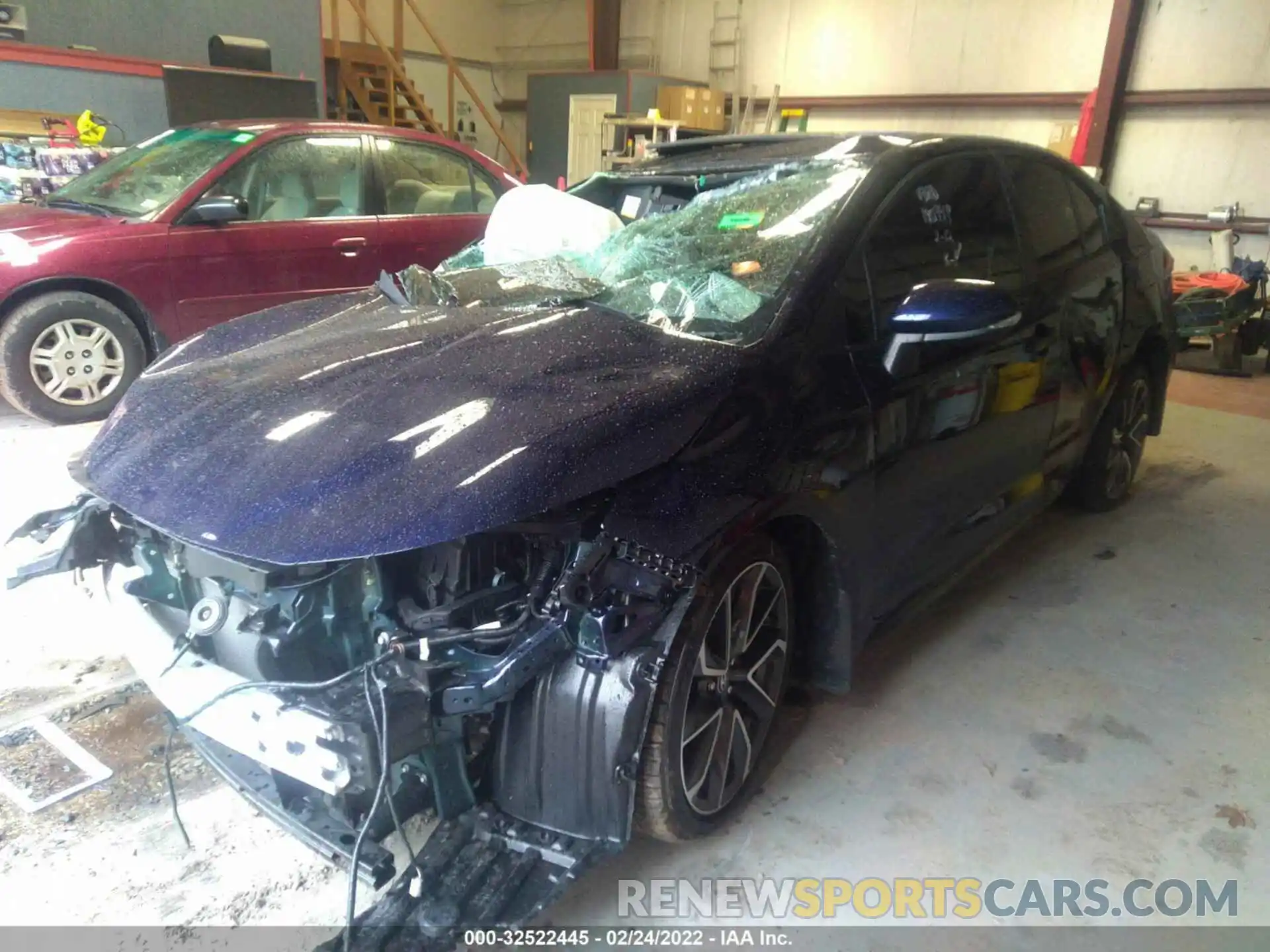 2 Photograph of a damaged car JTDM4MCE5MJ063230 TOYOTA COROLLA 2021