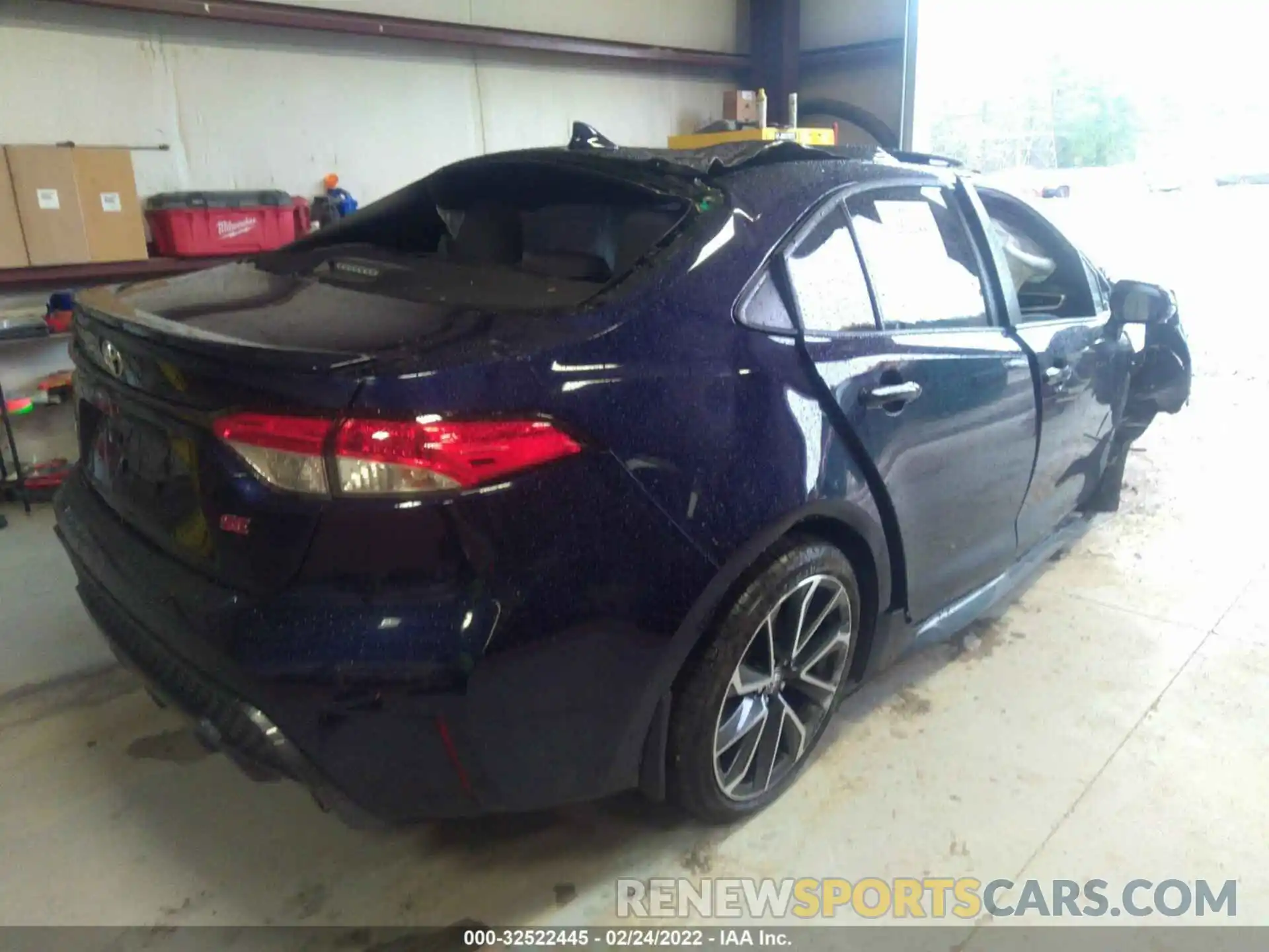 4 Photograph of a damaged car JTDM4MCE5MJ063230 TOYOTA COROLLA 2021