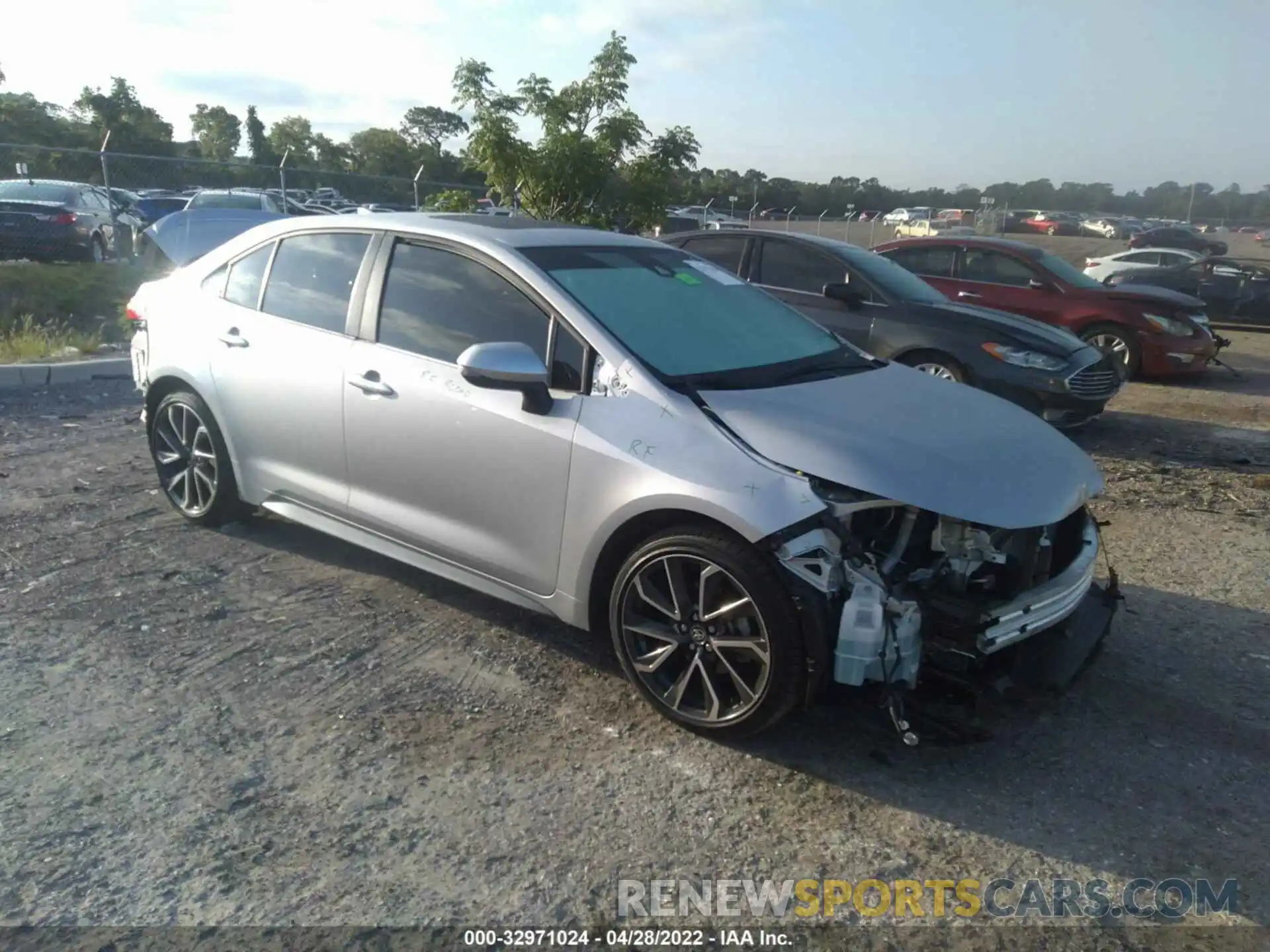 1 Photograph of a damaged car JTDM4MCE5MJ065012 TOYOTA COROLLA 2021