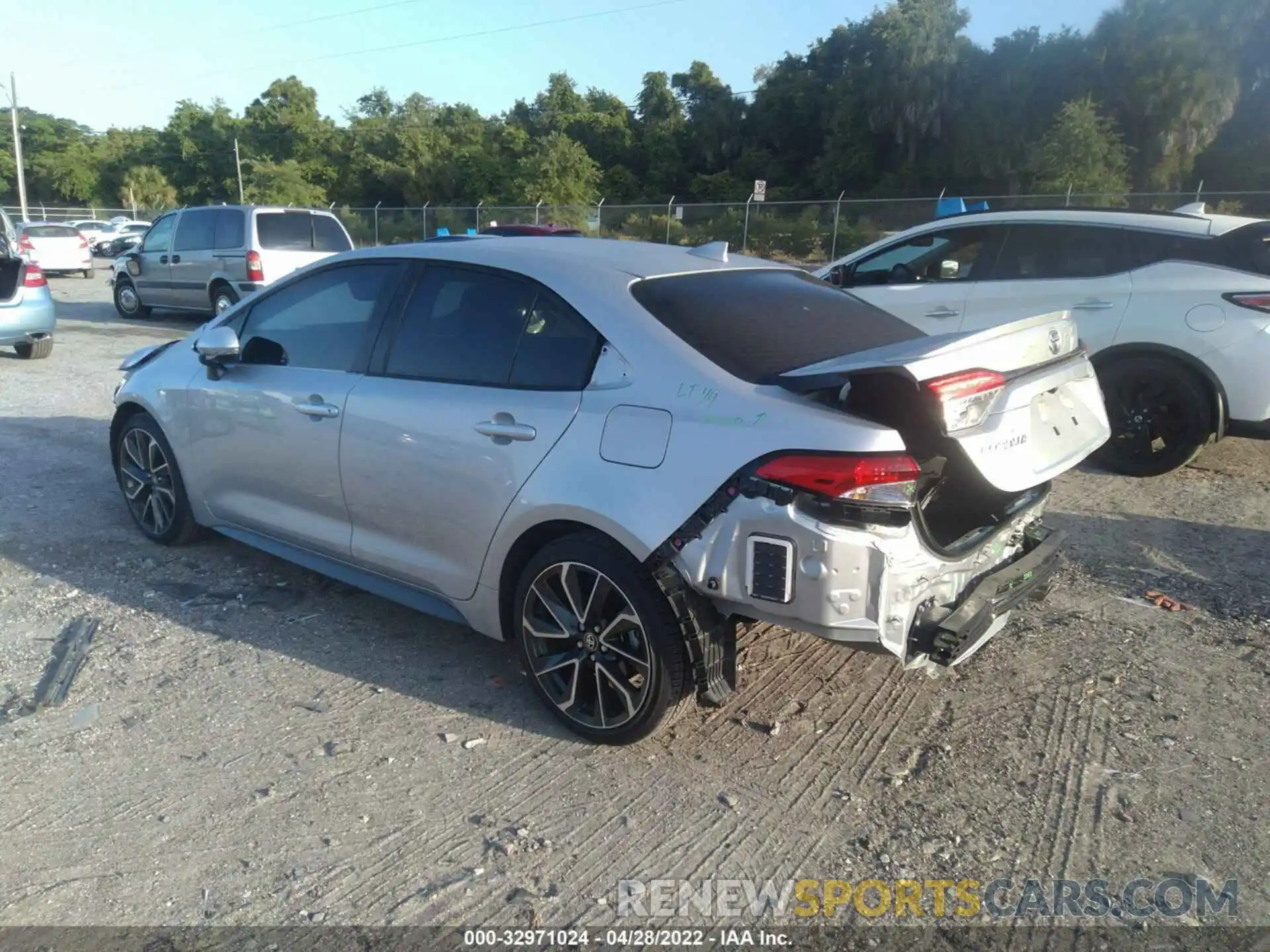 3 Photograph of a damaged car JTDM4MCE5MJ065012 TOYOTA COROLLA 2021