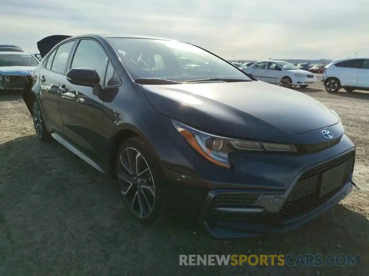 1 Photograph of a damaged car JTDM4MCE5MJ073384 TOYOTA COROLLA 2021