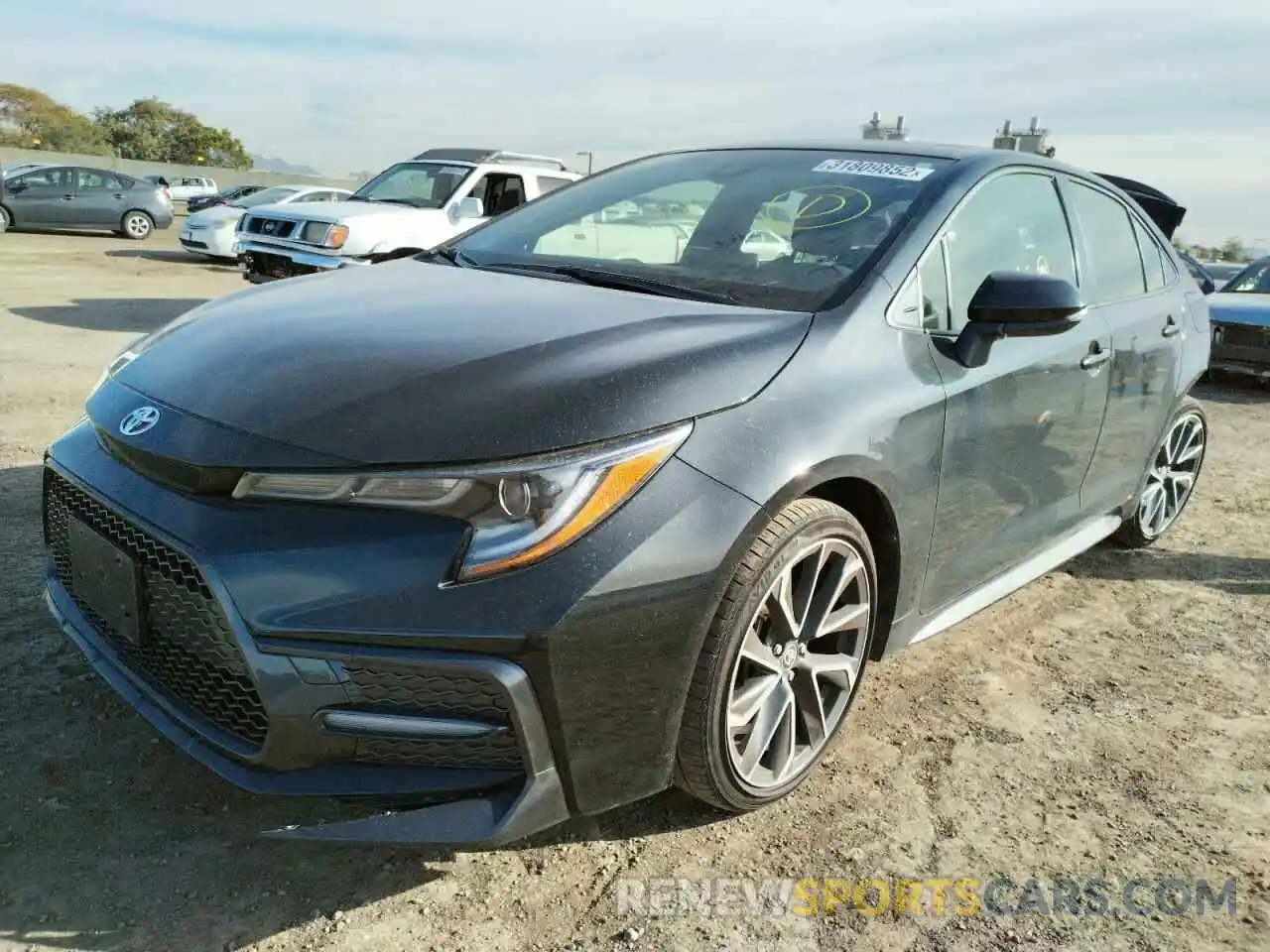 2 Photograph of a damaged car JTDM4MCE5MJ073384 TOYOTA COROLLA 2021