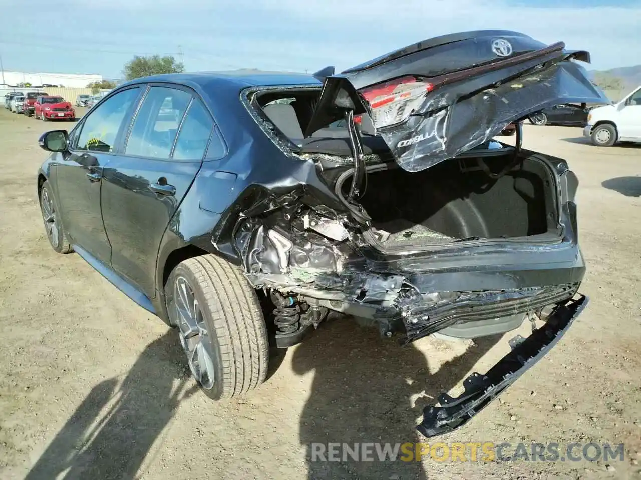 3 Photograph of a damaged car JTDM4MCE5MJ073384 TOYOTA COROLLA 2021