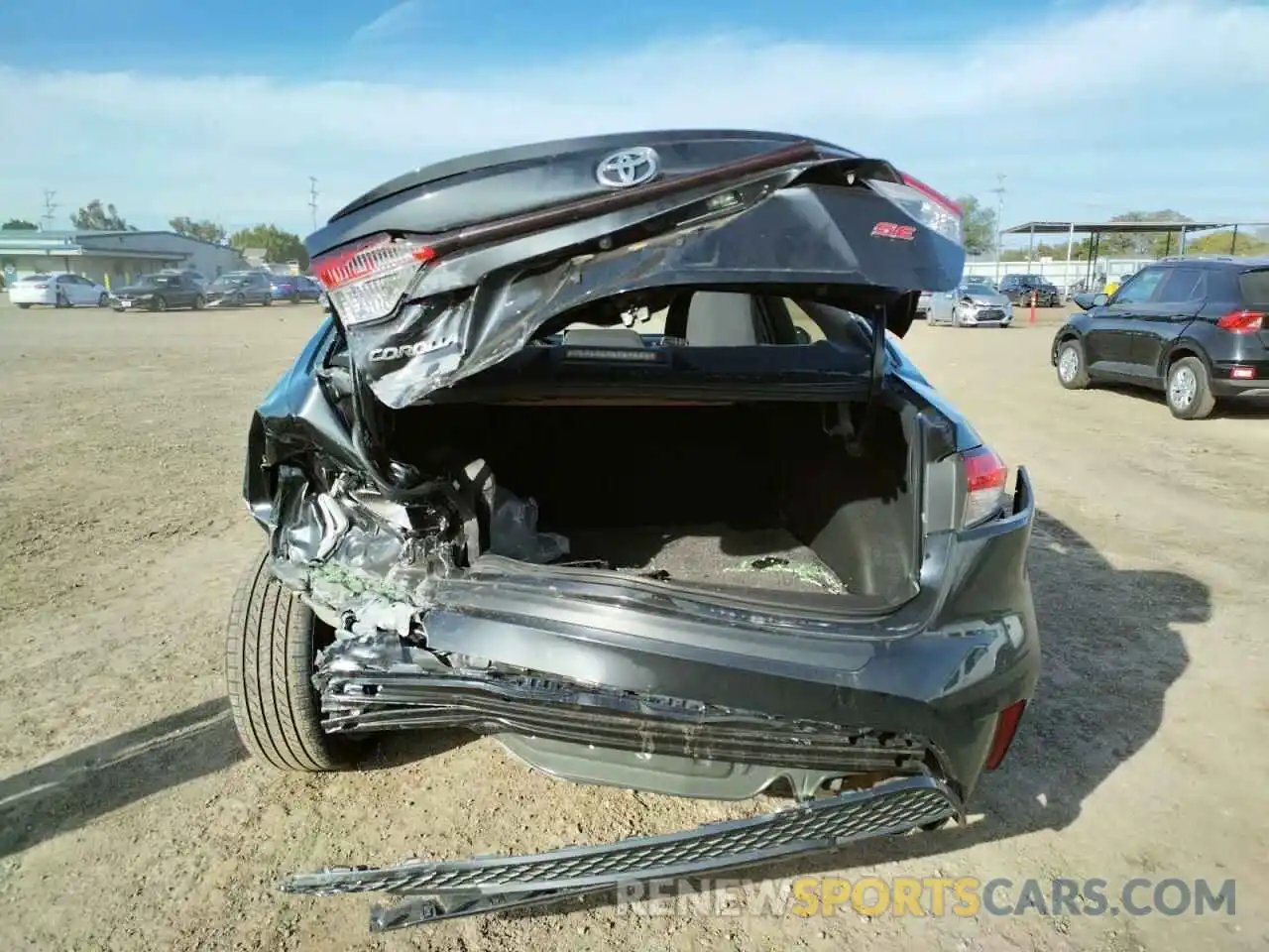 9 Photograph of a damaged car JTDM4MCE5MJ073384 TOYOTA COROLLA 2021