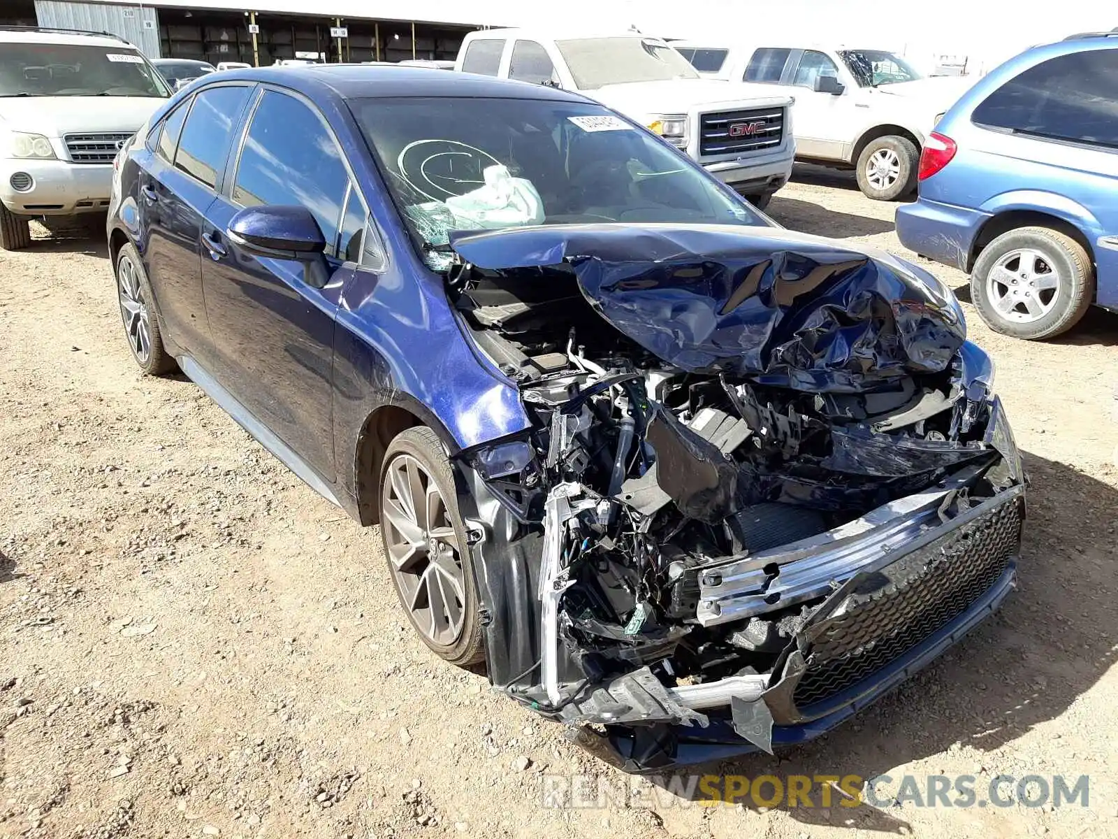 9 Photograph of a damaged car JTDM4MCE6MJ074057 TOYOTA COROLLA 2021