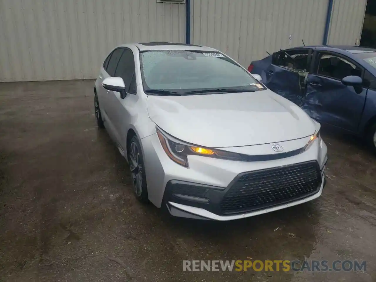 1 Photograph of a damaged car JTDM4MCE8MJ076683 TOYOTA COROLLA 2021