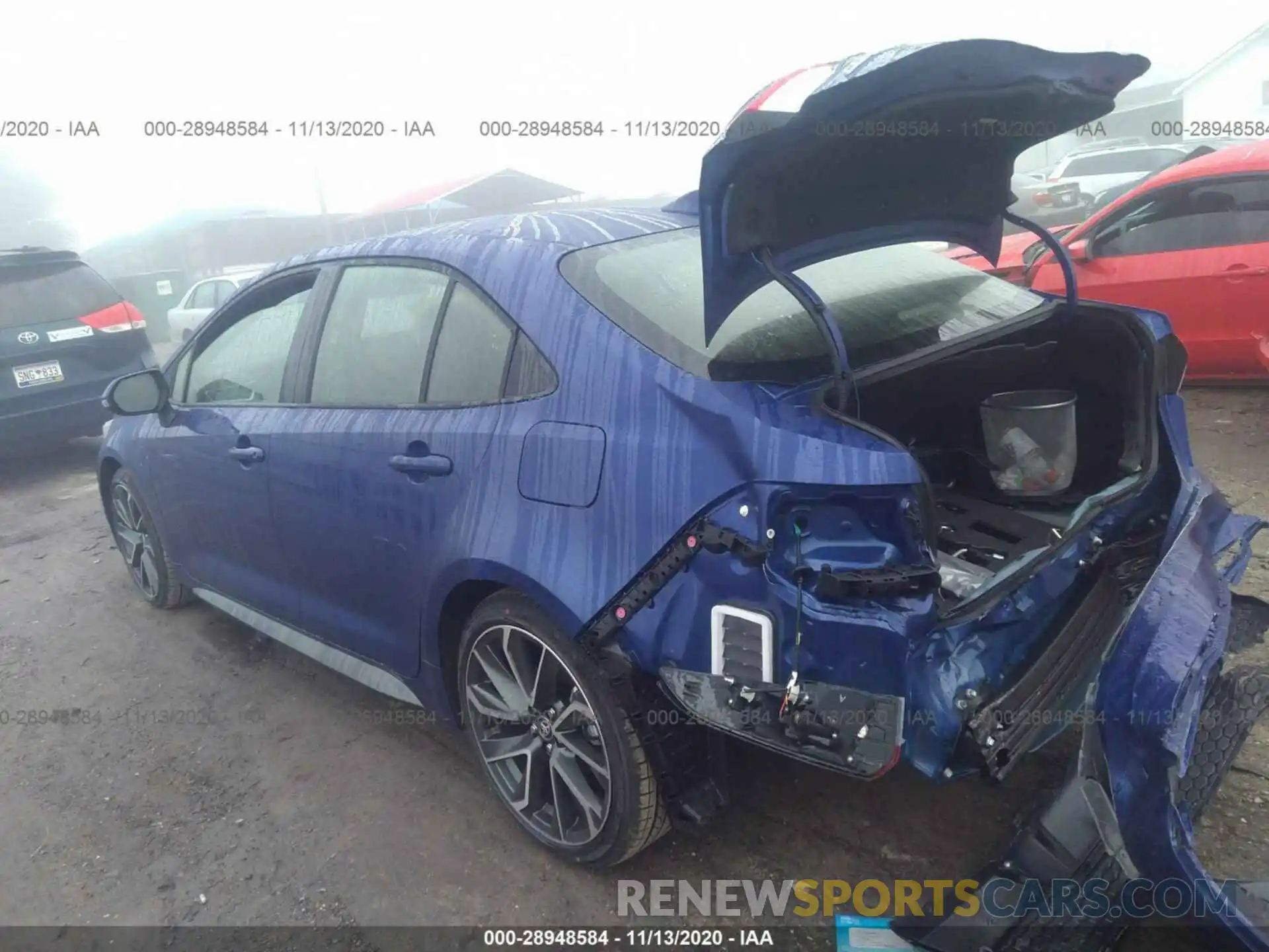 3 Photograph of a damaged car JTDM4MCE9MJ058824 TOYOTA COROLLA 2021